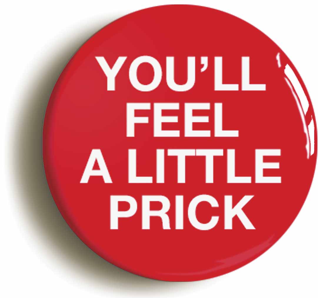 A picture of a button badge