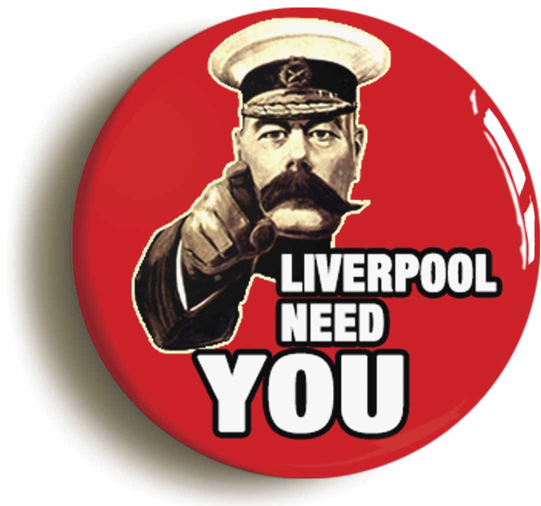 A picture of a button badge