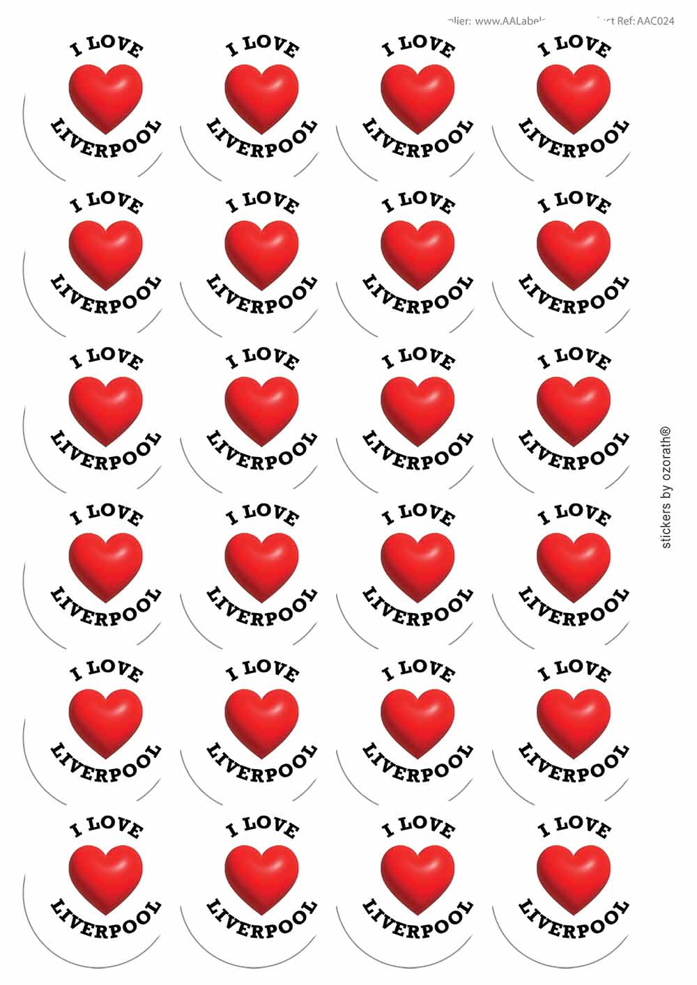 A picture of an A4 sheet of matte paper stickers