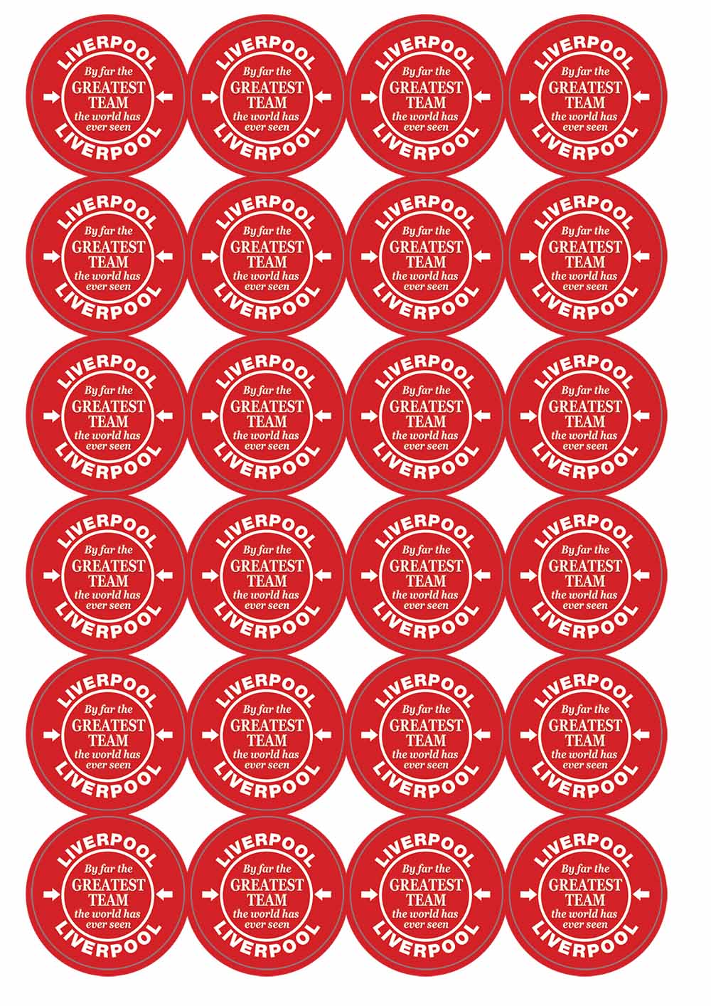 A picture of an A4 sheet of matte paper stickers