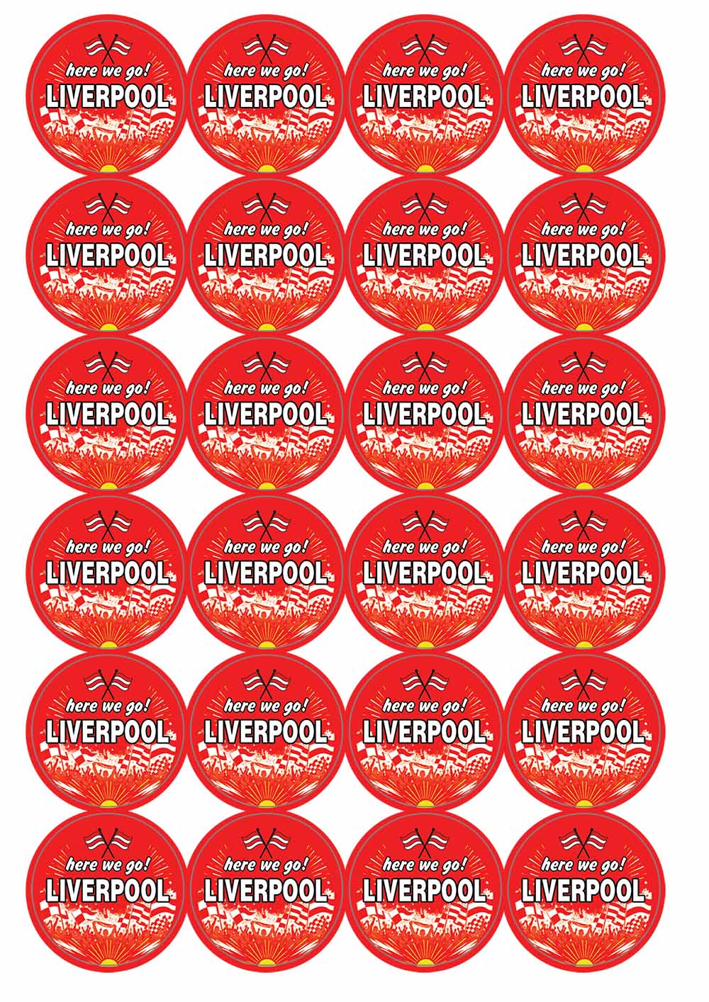 A picture of an A4 sheet of matte paper stickers