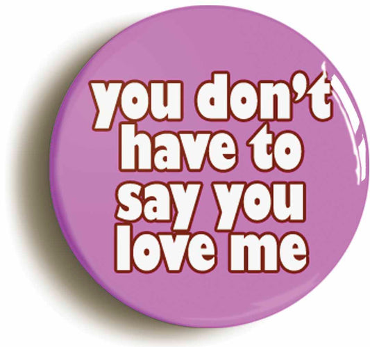 A picture of a button badge