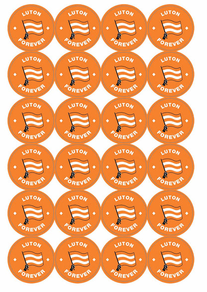 A picture of an A4 sheet of matte paper stickers