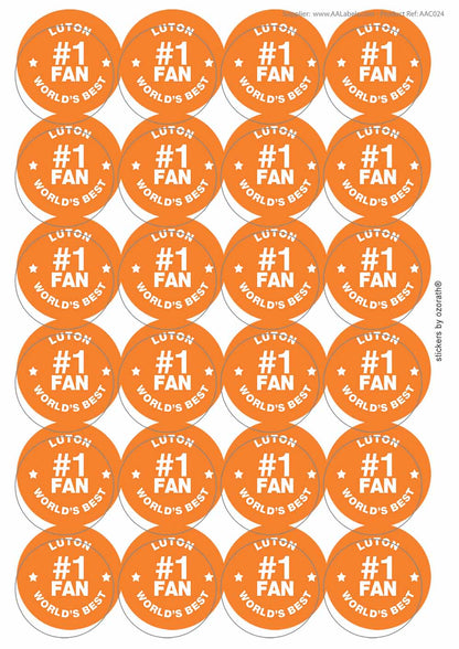 A picture of an A4 sheet of matte paper stickers
