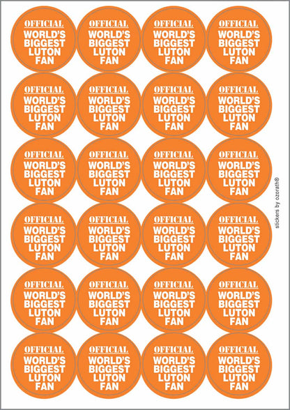 A picture of an A4 sheet of matte paper stickers