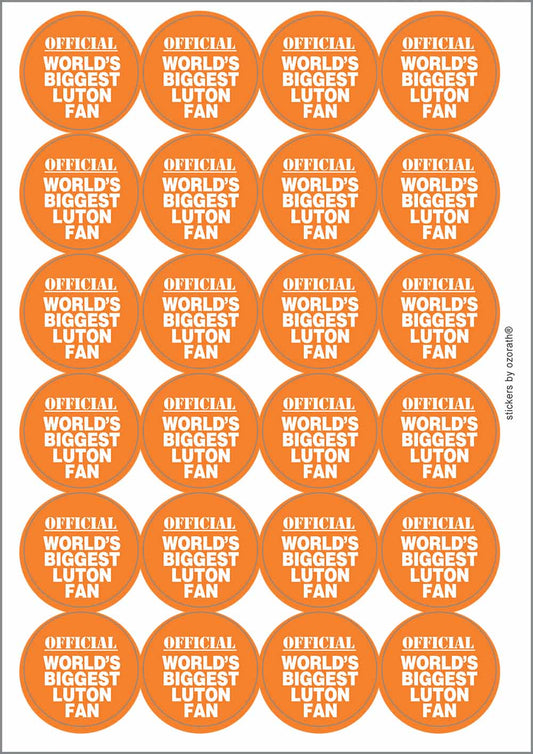 A picture of an A4 sheet of matte paper stickers