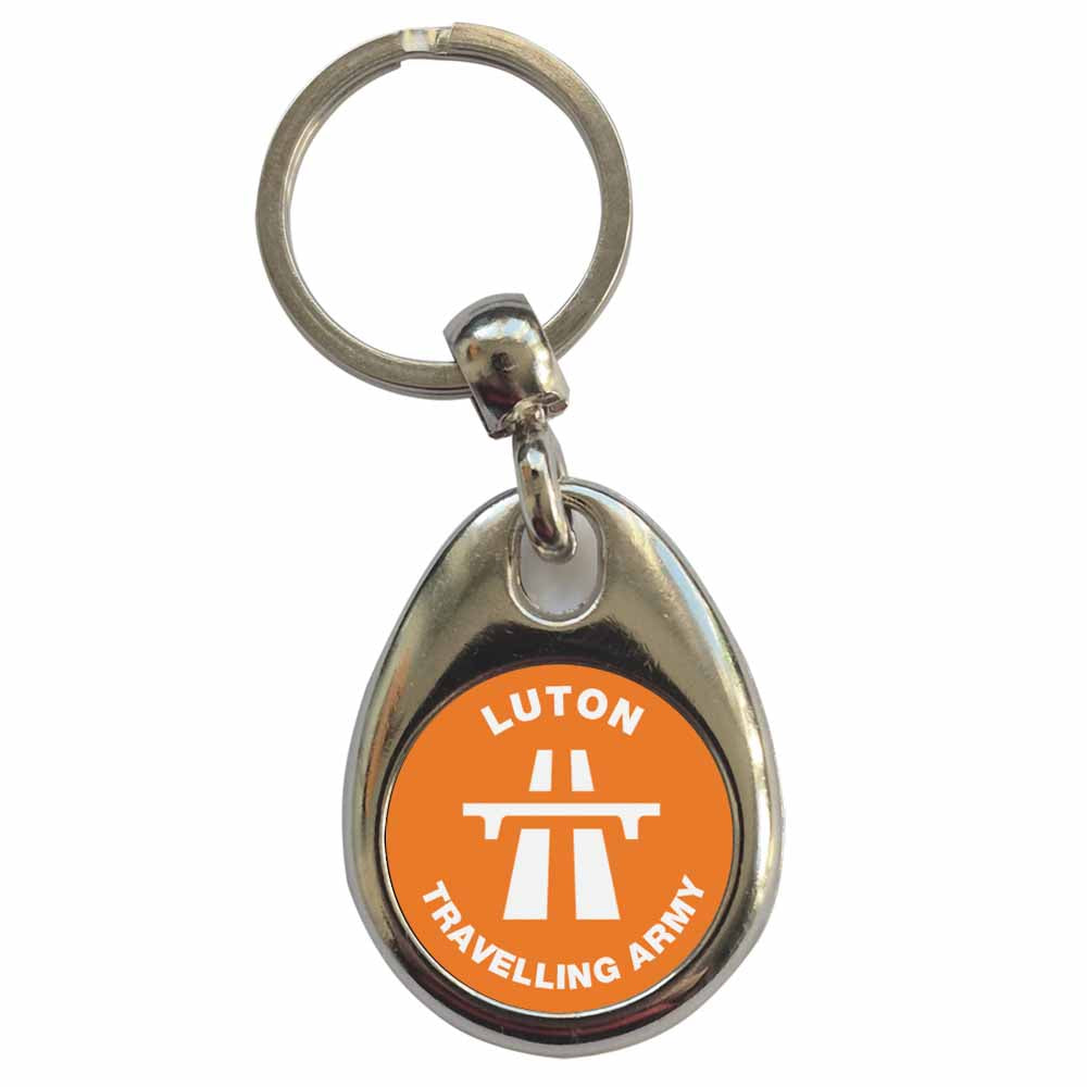 An image of a plain metal keyring