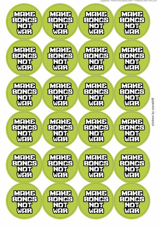 A picture of an A4 sheet of matte paper stickers