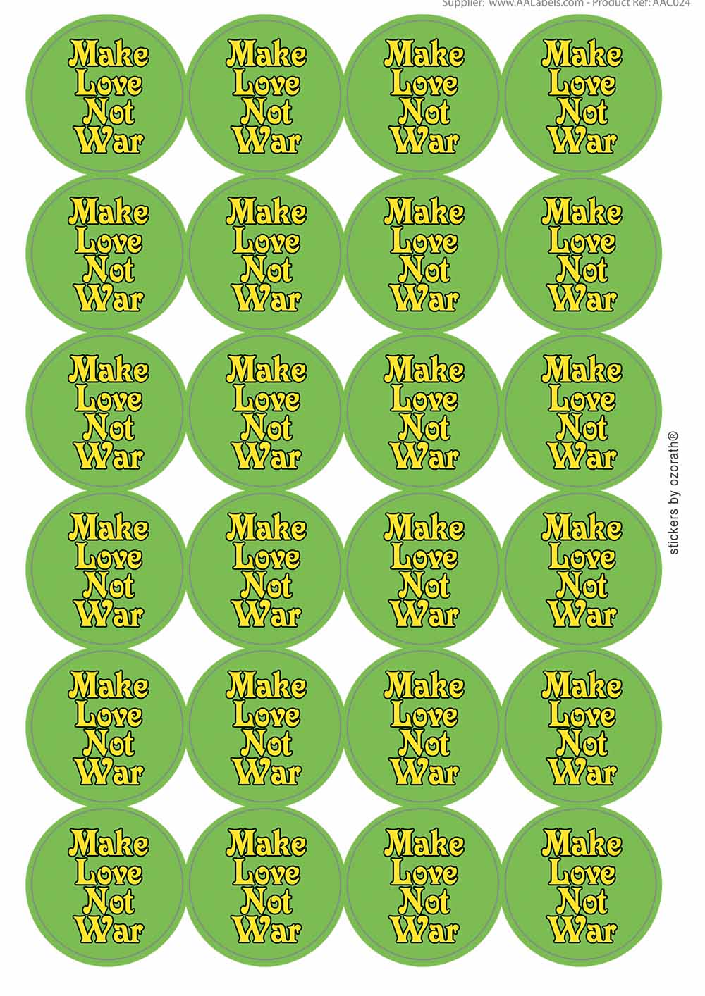A picture of an A4 sheet of matte paper stickers