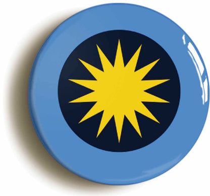 A picture of a button badge