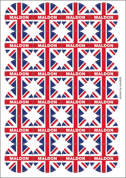 A picture of an A4 sheet of matte paper stickers