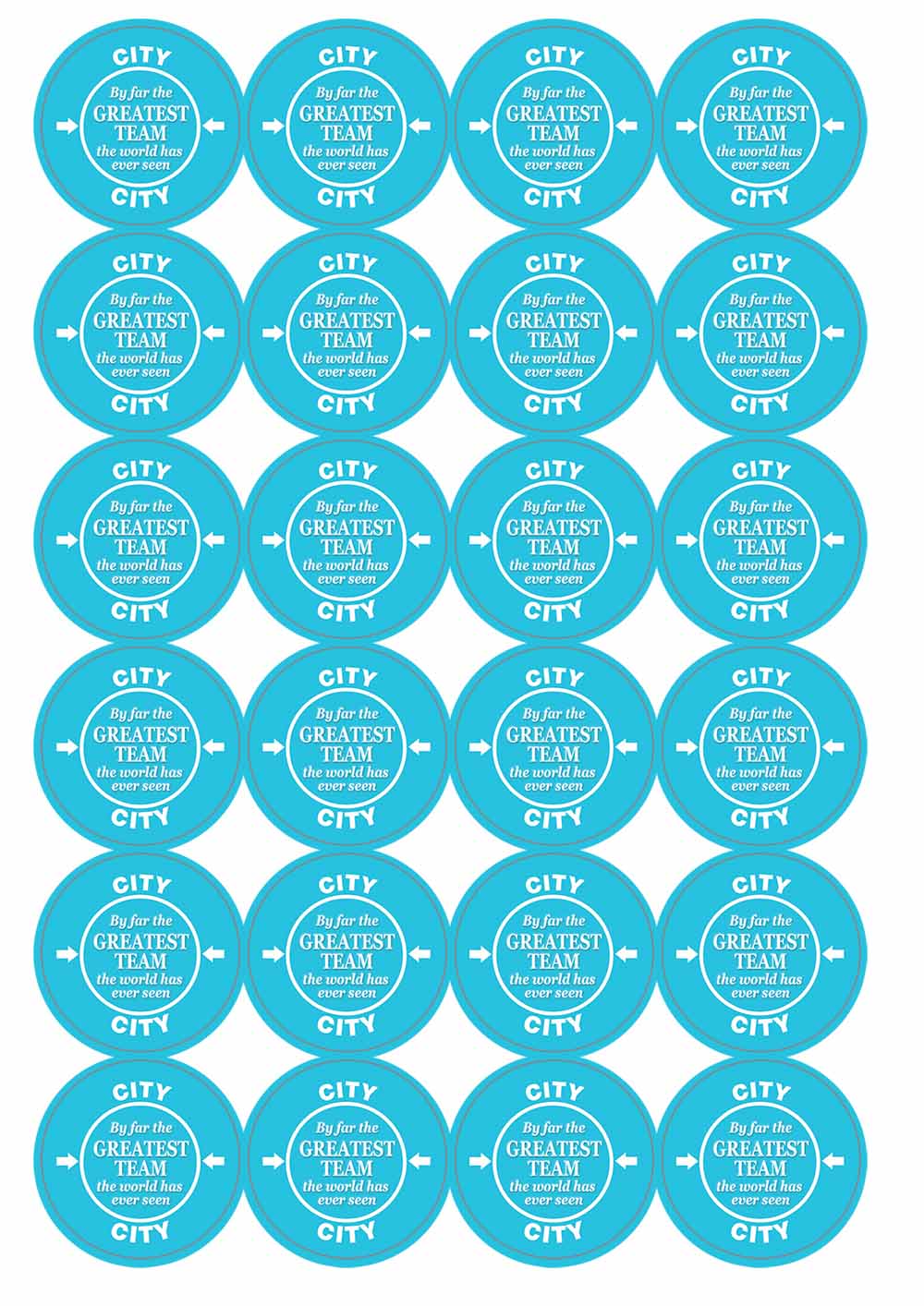 A picture of an A4 sheet of matte paper stickers