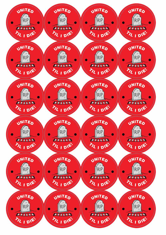 A picture of an A4 sheet of matte paper stickers