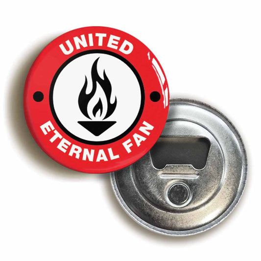 A picture of a bottle opener fridge magnet