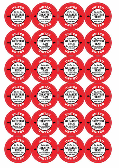 A picture of an A4 sheet of matte paper stickers