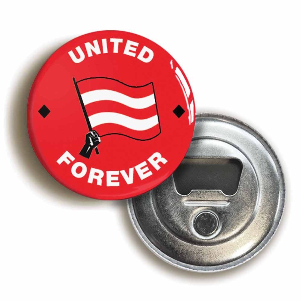 A picture of a bottle opener fridge magnet
