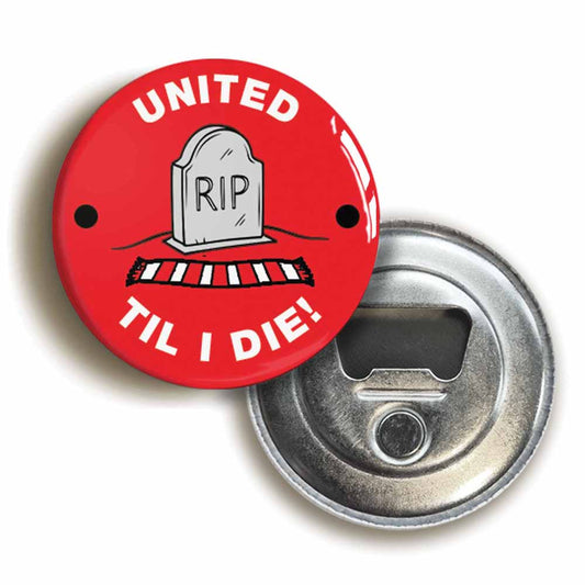 A picture of a bottle opener fridge magnet