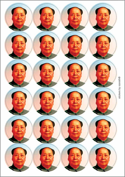 A picture of an A4 sheet of matte paper stickers
