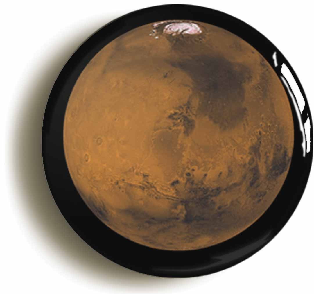 A picture of a button badge