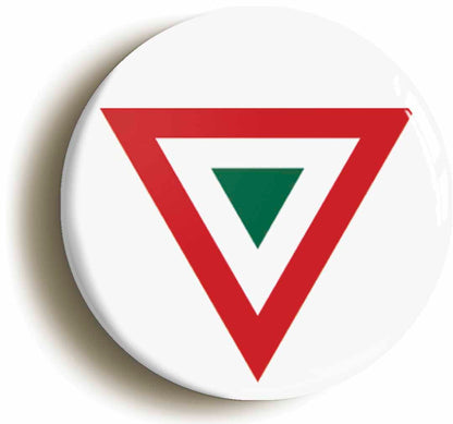 A picture of a button badge