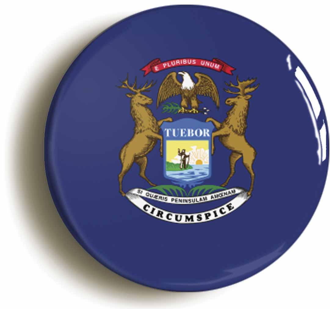 A picture of a button badge