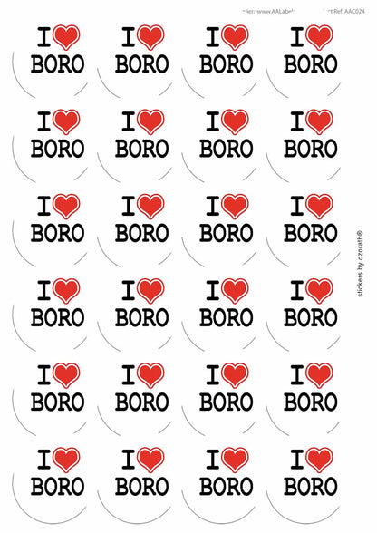 A picture of an A4 sheet of matte paper stickers
