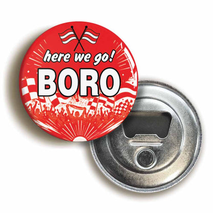 A picture of a bottle opener fridge magnet