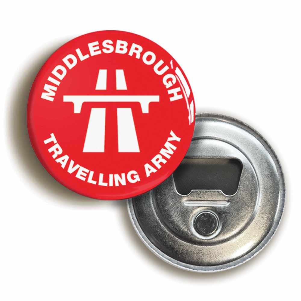 A picture of a bottle opener fridge magnet