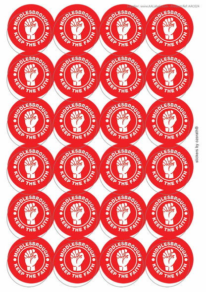 A picture of an A4 sheet of matte paper stickers