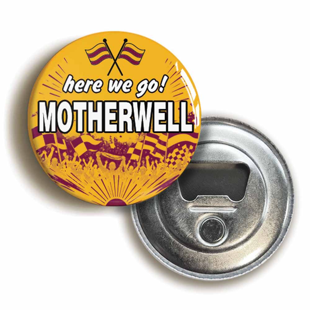 A picture of a bottle opener fridge magnet