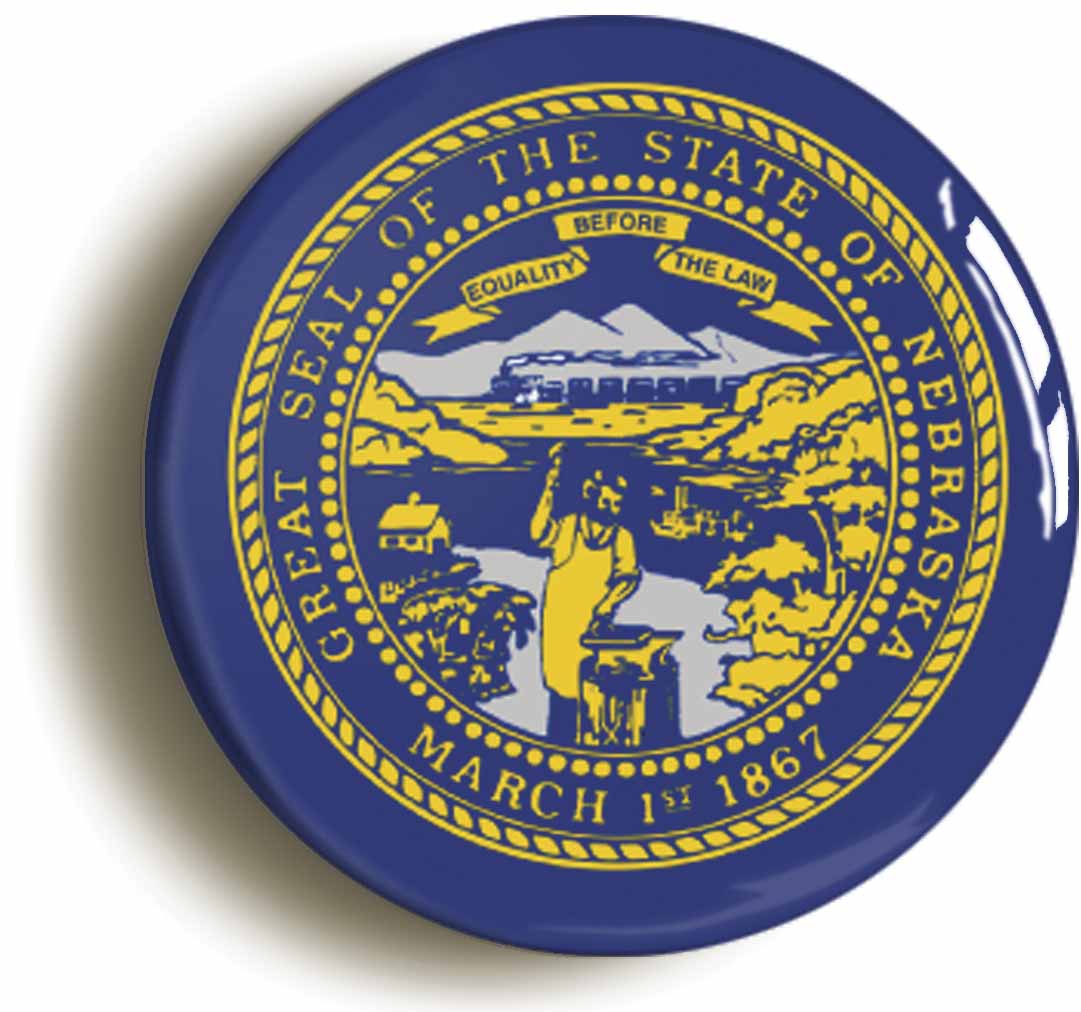 A picture of a button badge
