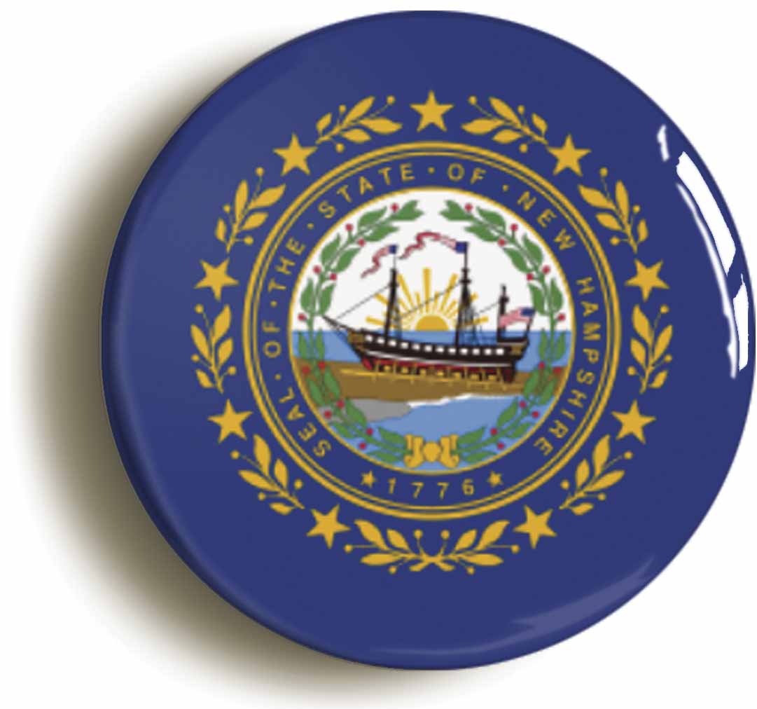 A picture of a button badge