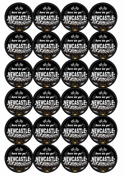 A picture of an A4 sheet of matte paper stickers