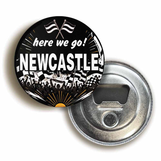 A picture of a bottle opener fridge magnet