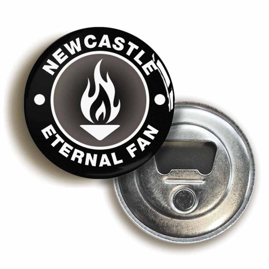 A picture of a bottle opener fridge magnet
