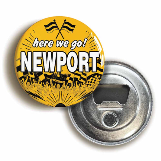 A picture of a bottle opener fridge magnet