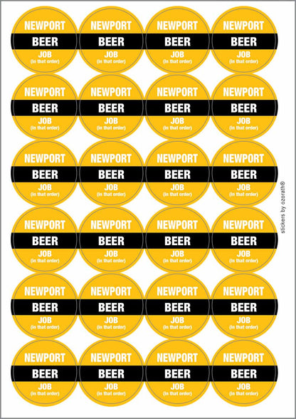 A picture of an A4 sheet of matte paper stickers