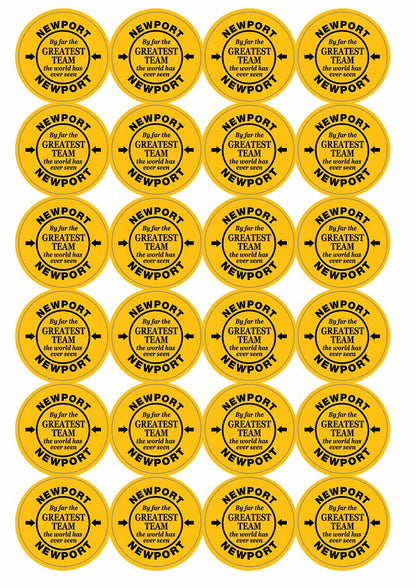 A picture of an A4 sheet of matte paper stickers