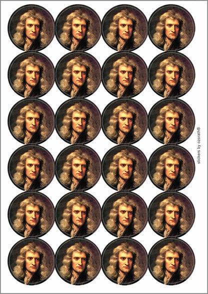 A picture of an A4 sheet of matte paper stickers