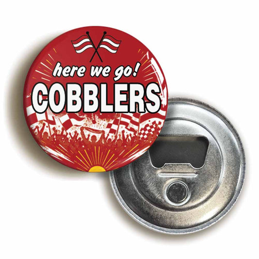 A picture of a bottle opener fridge magnet