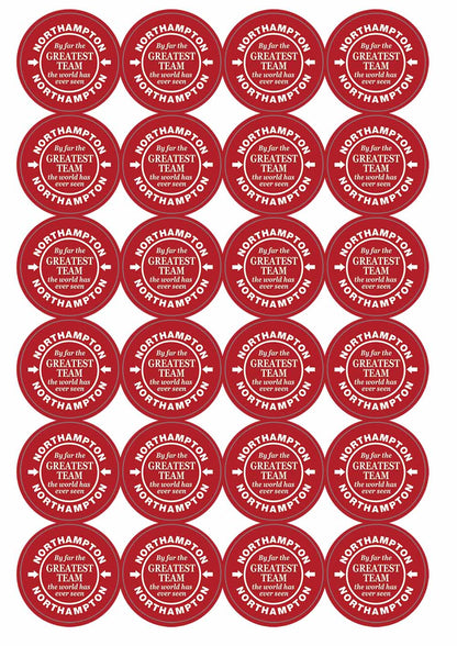 A picture of an A4 sheet of matte paper stickers