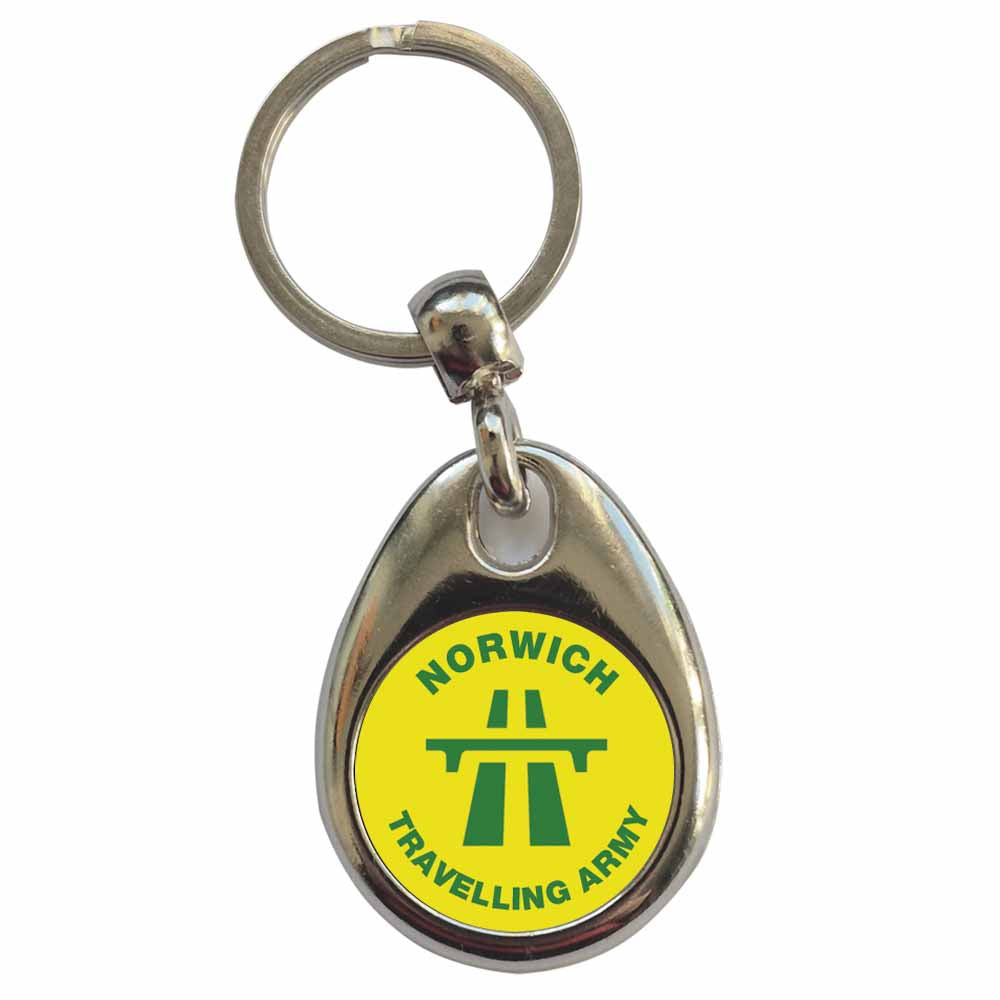 An image of a plain metal keyring