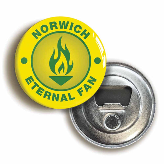 A picture of a bottle opener fridge magnet