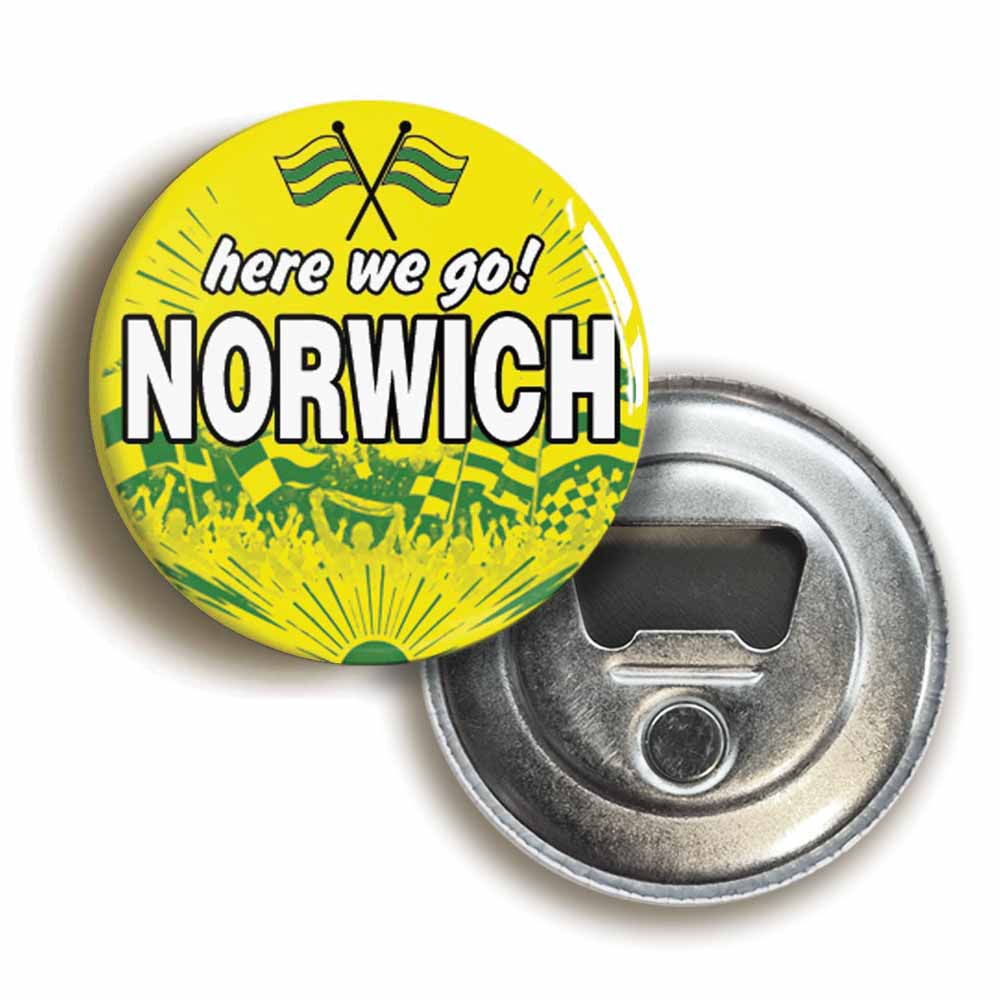 A picture of a bottle opener fridge magnet