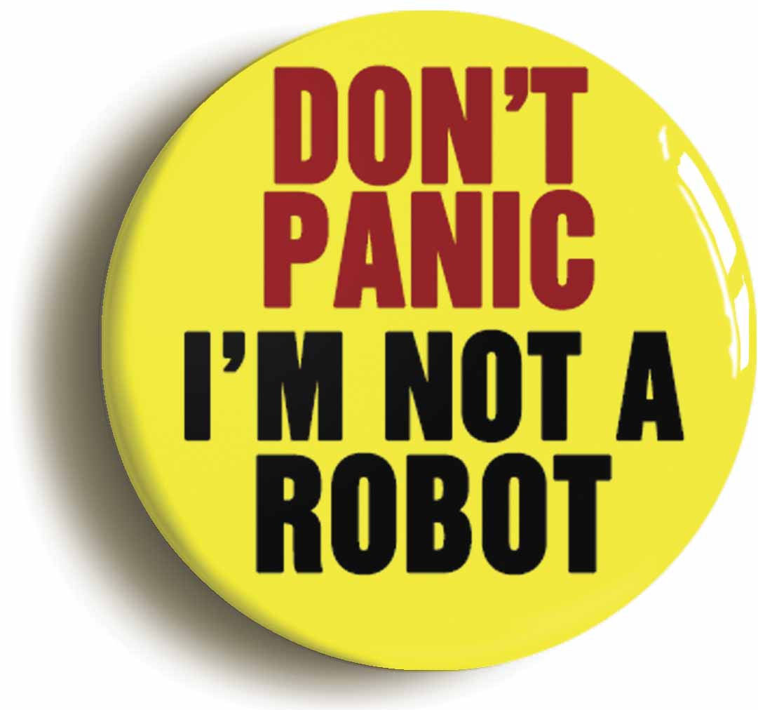 A picture of a button badge