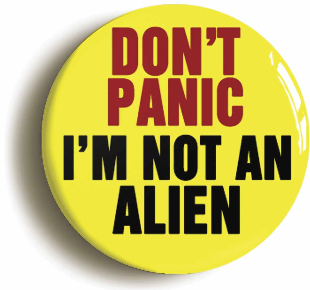 A picture of a button badge