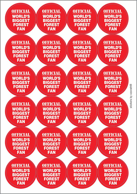 A picture of an A4 sheet of matte paper stickers