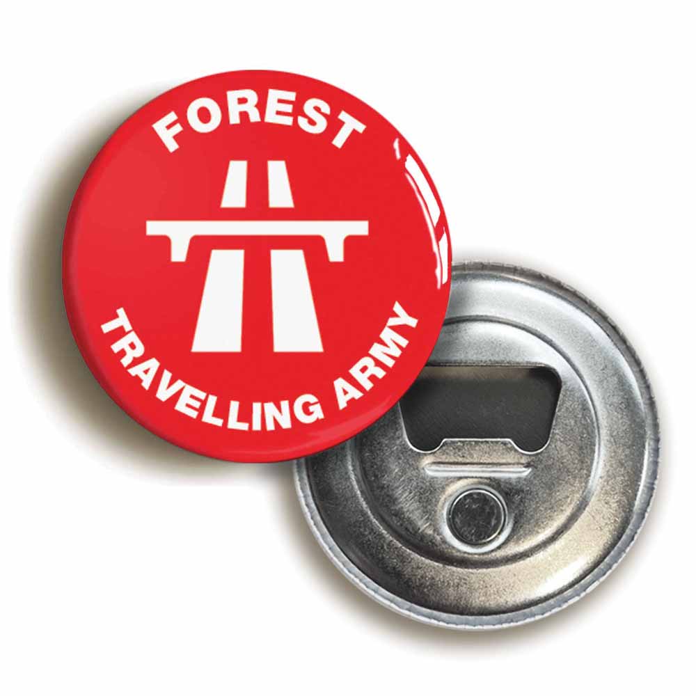 A picture of a bottle opener fridge magnet