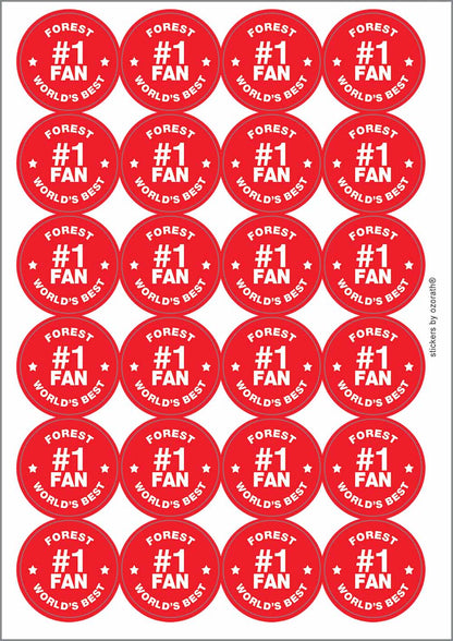 A picture of an A4 sheet of matte paper stickers