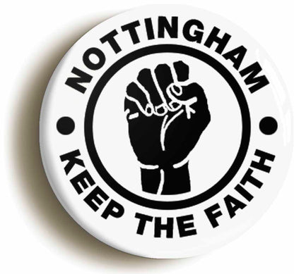 A picture of a button badge